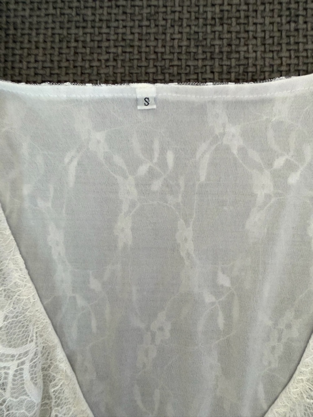 Renaissance Boho Lace Wedding Dress Small White Cottagecore Tiered Maxi Ruffle - Picture 4 of 12